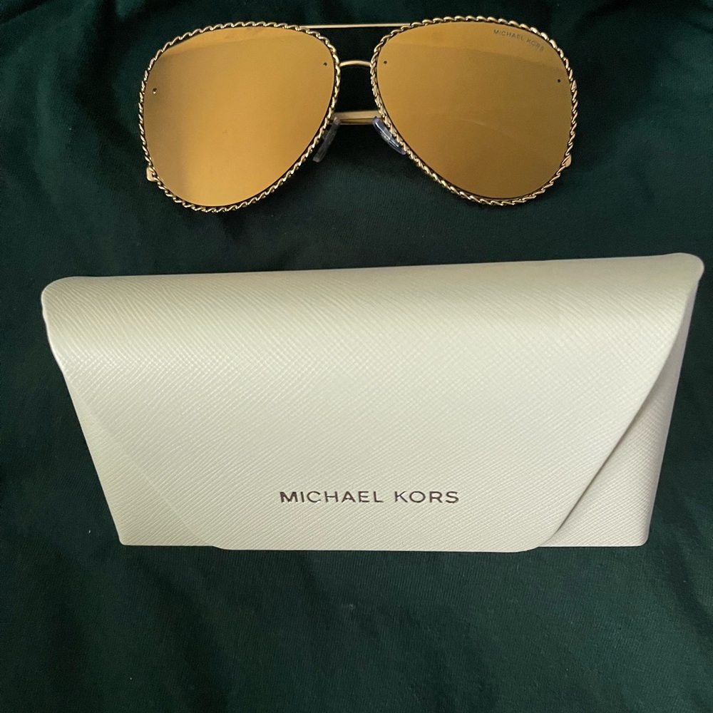 Michael Kors Portofino 1147 Aviator Sunglasses - Picture 2 of 7